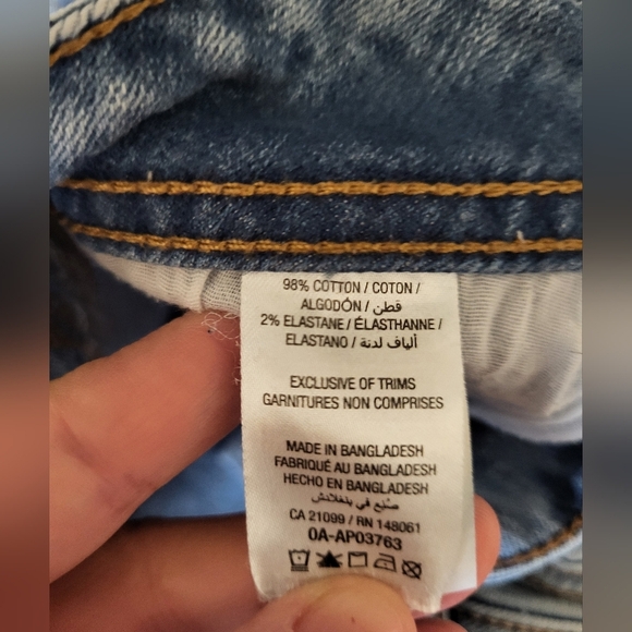 Ardene Blue Denim Shorts, Size 9 (30) - Picture 5 of 5